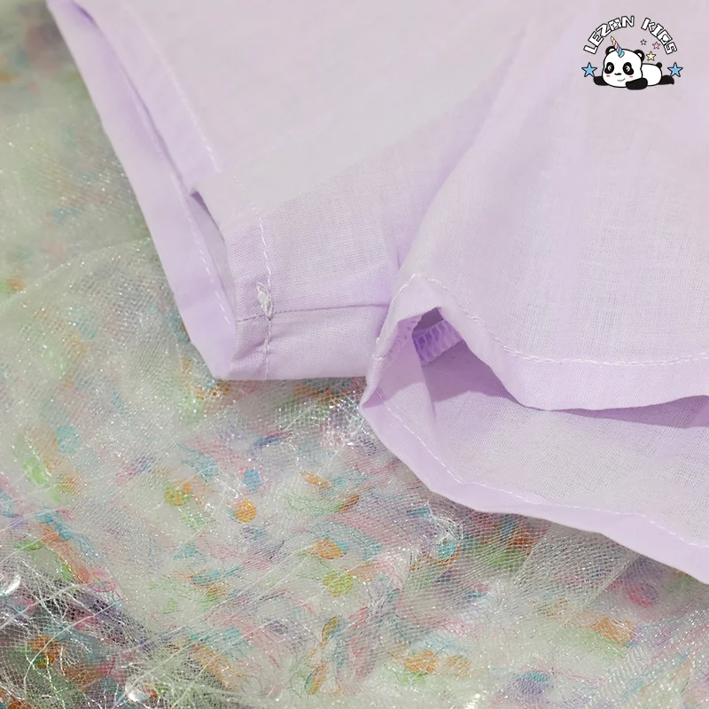LEZONKIDS - OEM Custom Children Sparkle Party Skirt Dance Glitter Tutu Skirts Sequins Girls Skirts